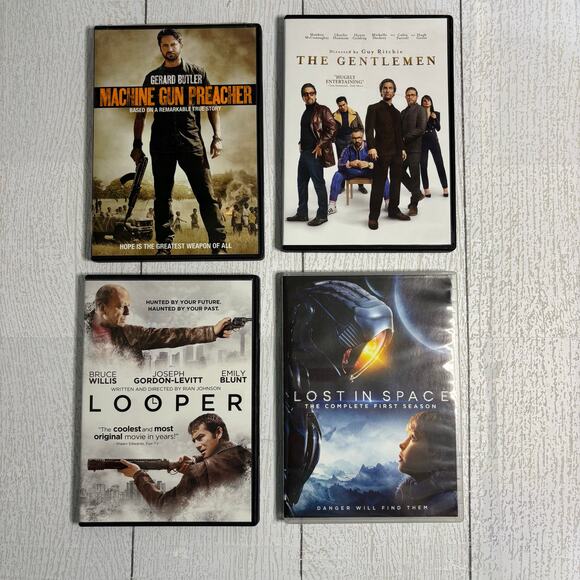 10 Movie DVD Bundle – Looper, Star Trek, The Gentlemen, Machine Gun Preacher - Picture 2 of 13